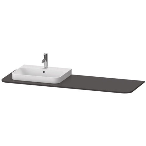 Duravit Happy D.2 Plus Console HP031H, 1600x550 mm, 1 découpe à