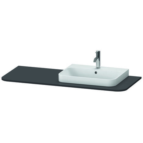 Duravit Happy D.2 Plus Console HP031K, 1300x550 mm, 1 découpe à