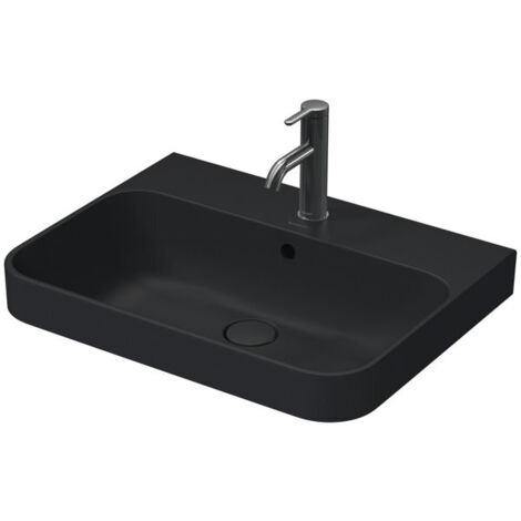 Duravit Happy D.2 Plus Évier à poser, 1 trou de coulée, 600x460