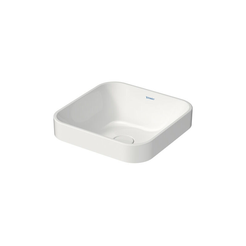 

Duravit Happy D.2 Plus fregadero de sobremesa, 235940, 400x400 mm, rectificado, sin rebosadero, sin banco de derivación, color: Color interior