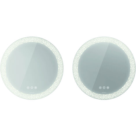 Duravit Happy D.2 Plus jeu de miroirs (2 pièces) rond avec