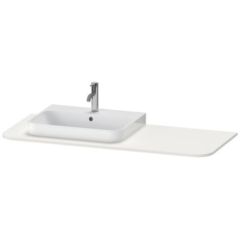 Duravit Happy D.2 Plus Konsole, 1300x550 mm, 1 Auschnitt links,