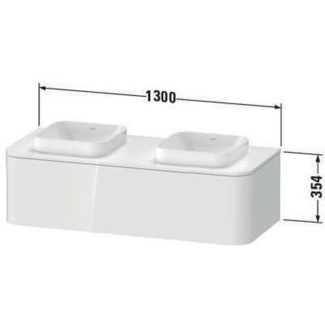 Duravit Happy D.2 Plus Konsolenwaschtischunterbau wandhängend,