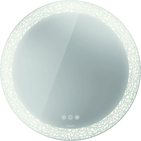 Duravit Happy D.2 Plus Miroirs ronds avec éclairage, version