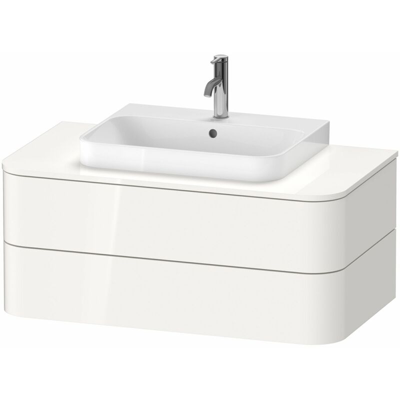 

Duravit Happy D.2 Plus Mueble para consola mural, 1000x550 mm, 2 cajones, para lavabo de muebles, Color (frente/cuerpo): Blanco seda lacado mate