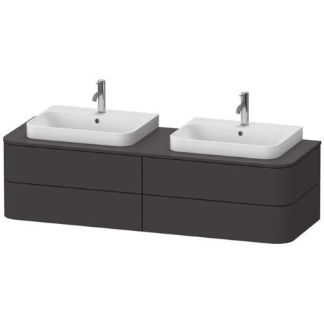 Duravit Happy D.2 Plus Mueble para consola mural, 1600x550 mm, 4