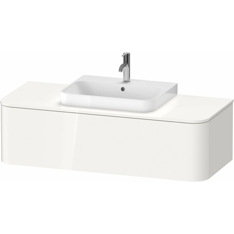 

Duravit Happy D.2 Plus Unidad de lavabo para consola mural, 1300x550 mm, 1 extraíble, para lavabo de muebles., Color (frente/cuerpo): Decoración