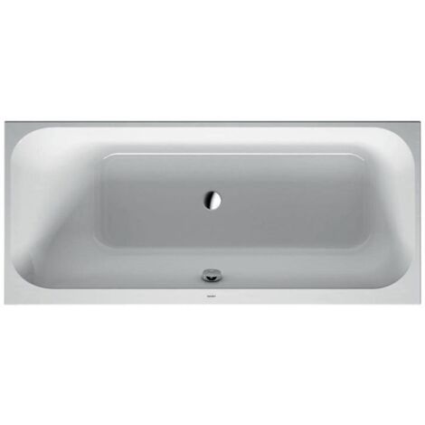 Duravit Happy D.2 Rechteck-Einbaubadewanne, Rückenschräge links,