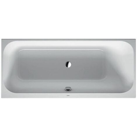 Duravit Happy D.2 Rechteck-Einbaubadewanne, Rückenschräge rechts,