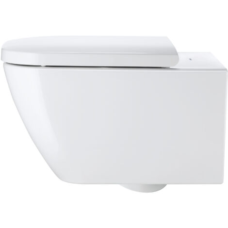 Duravit Happy D.2 WC de pared 54cm Lavadora, color: Blanco con Wondergliss - 22210900001