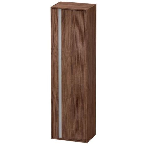 Duravit Hochschrank Ketho 50x36cm, Tür rechts, nussbaum dunkel