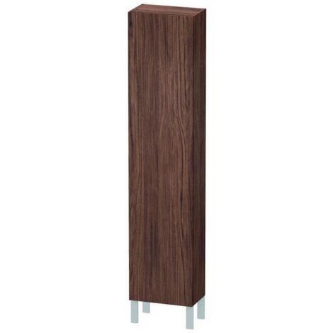 Duravit Hochschrank L-Cube 40x24,3x176cm, Tür re, nussbaum dunkel