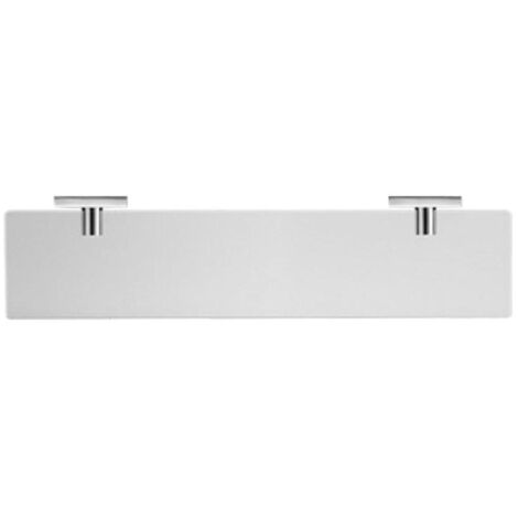 Duravit KARREE mensola in vetro cromato ma glass