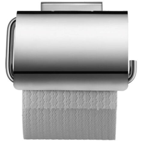 Duravit Karree - Portarotolo con coperchio, cromo 0099551000
