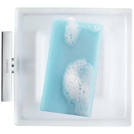 Duravit Karree Seifenschale matt, chrom, 0099521000