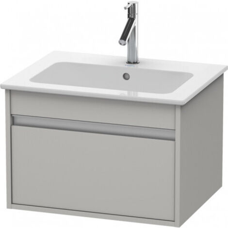Duravit Ketho Meuble sous-lavabo suspendu 6418, 1 tiroir, 600mm,