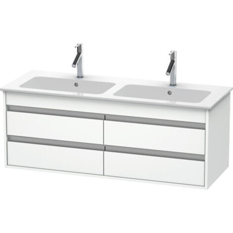 Duravit Ketho Meuble sous-lavabo suspendu 6433, 4 tiroirs, avec