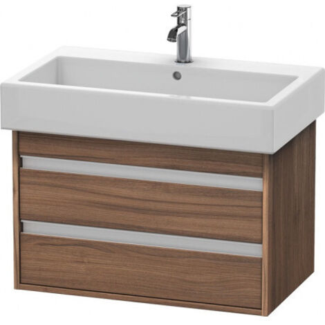 Duravit Ketho Meuble sous-lavabo suspendu 6637, 2 tiroirs, 750mm,