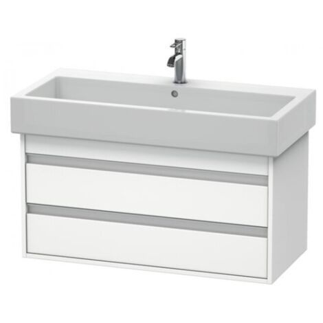 Duravit Ketho Meuble sous-lavabo suspendu 6638, 2 tiroirs, 950mm,