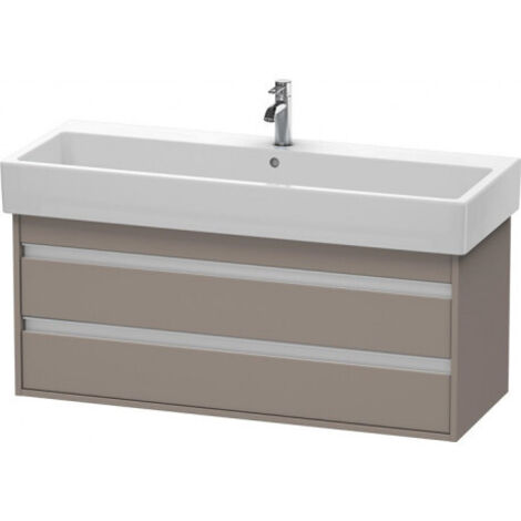 Duravit Ketho Meuble sous-lavabo suspendu 6639, 2 tiroirs,