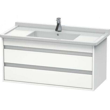 Duravit Ketho Meuble sous-lavabo suspendu 6645, 2 tiroirs,