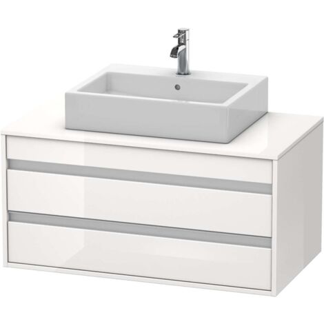 Duravit Ketho Meuble sous-lavabo suspendu 6655, 2 tiroirs,