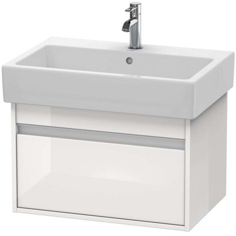 Duravit Ketho Meuble sous-lavabo suspendu 6684, 1 tiroir, 650mm,