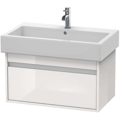 Duravit Ketho Meuble sous-lavabo suspendu 6687, 1 tiroir, 750mm,