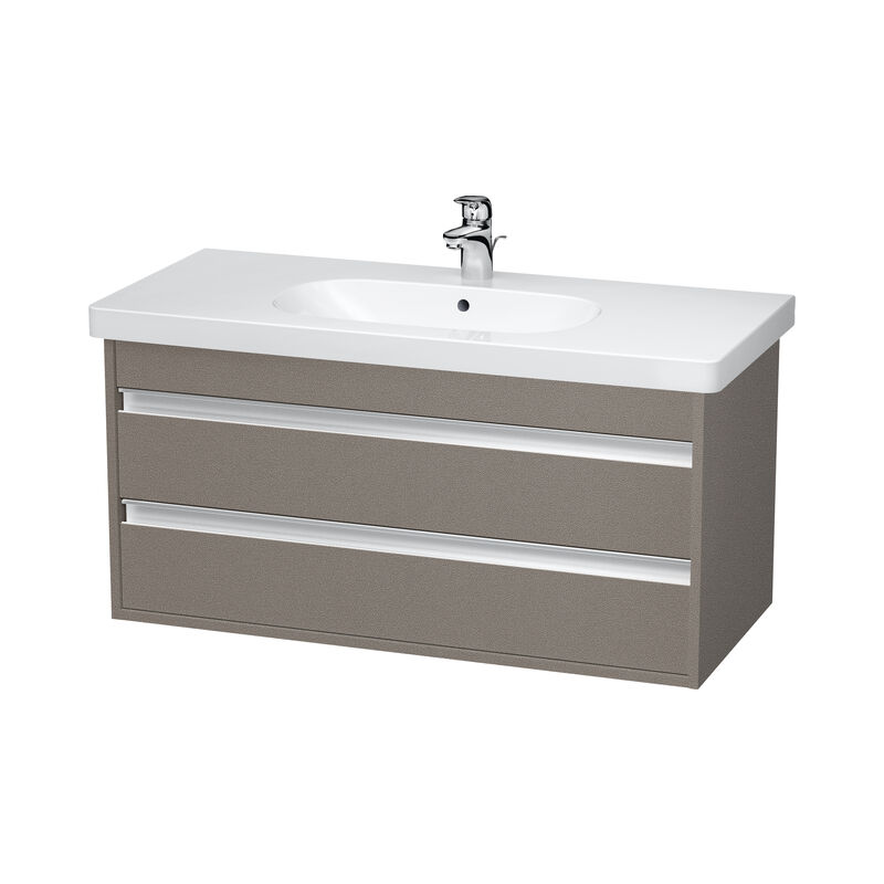 

Duravit Ketho Módulo mural 6648, 2 cajones, 1000mm, para código D, Color (frente/cuerpo): Terra Mate - KT664801414