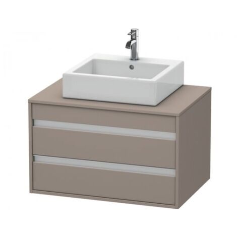 Duravit Ketho Módulo mural 6654, 2 cajones, 800mm, para lavabo de