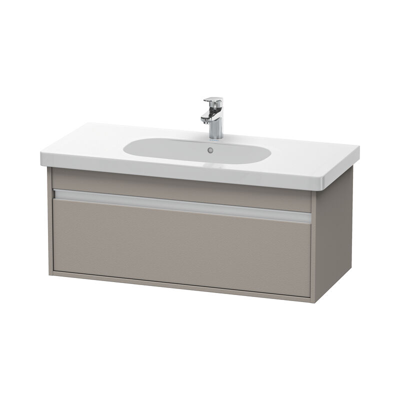 

Duravit Ketho Módulo mural 6668, 1 extraíble, 1000mm, para código D, Color (frente/cuerpo): Terra Mate - KT666801414