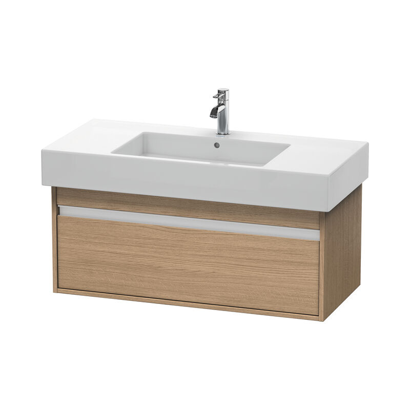 

Duravit Ketho Módulo mural 6691, 1 extraíble, 1000mm, para Vero, Color (frente/cuerpo): Decoración Roble Europeo - KT669105252