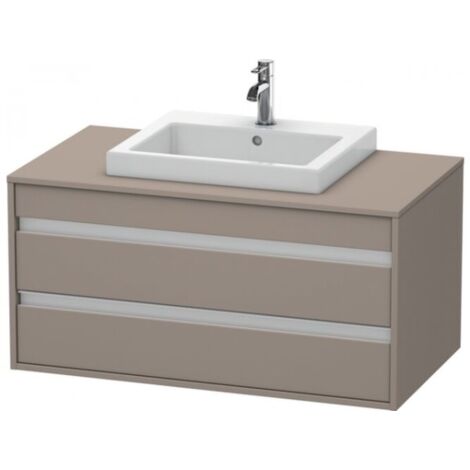 Duravit Ketho Módulo mural 6755, 2 cajones, 1000mm, para lavabo