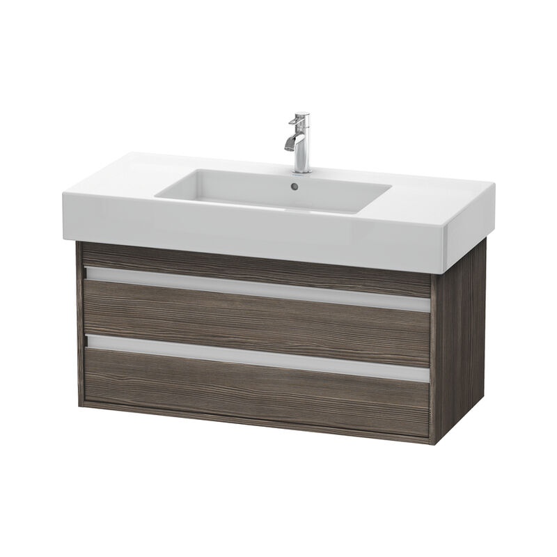 

Duravit Ketho Mueble bajo encimera 6641, 2 cajones, 1000mm, para Vero, Color (frente/cuerpo): Pino Terra Decor - KT664105151