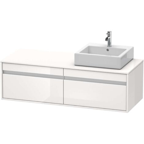 Duravit Ketho Mueble de pared 6697, 2 extraíbles, 1400mm, para 1