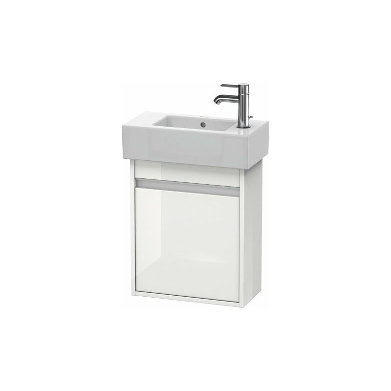 

Duravit Ketho Mueble lavabo de pared 6629, 1 puerta de madera, con bisagra a la derecha, 450mm, para Vero, Color (frente/cuerpo): Terra Mate