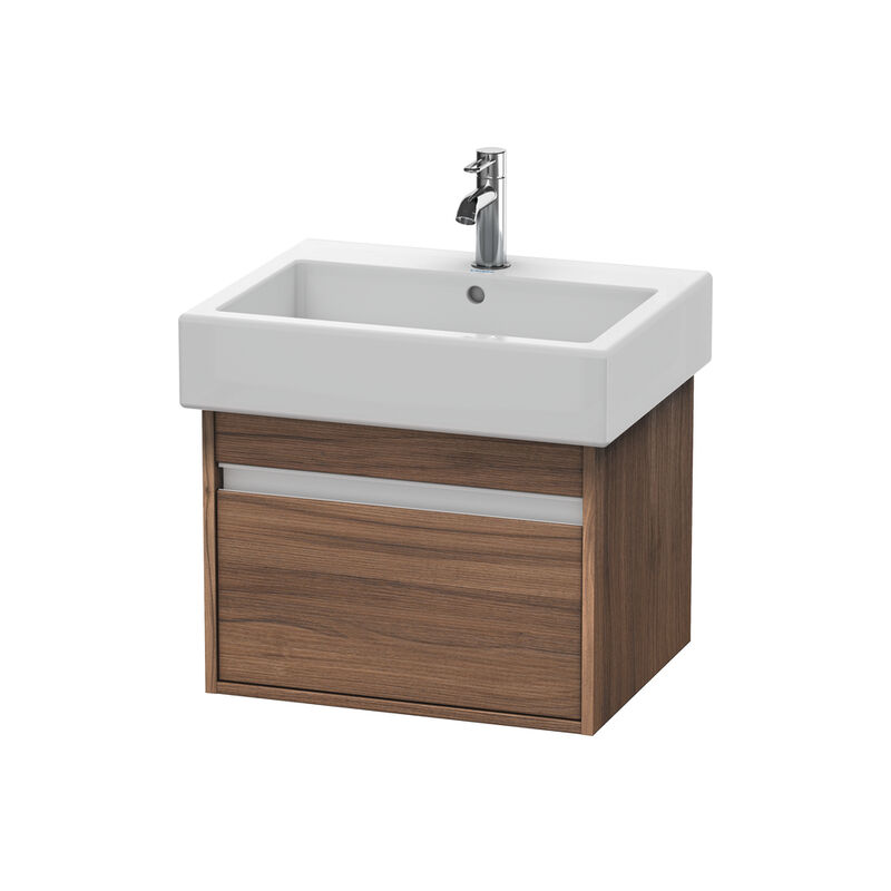 

Duravit Ketho Mueble lavabo de pared 6686, 1 extraíble, 550mm, para Vero, Color (frente/cuerpo): Nogal natural decorado - KT668607979