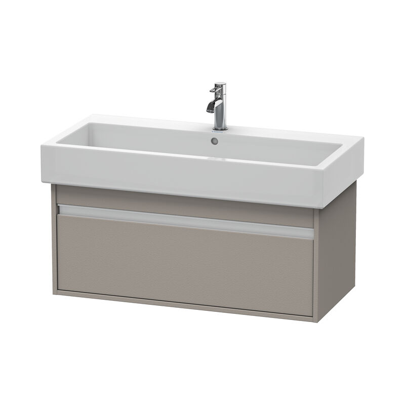 

Duravit Ketho Mueble lavabo de pared 6688, 1 extraíble, 950mm, para Vero, Color (frente/cuerpo): Terra Mate - KT668801414