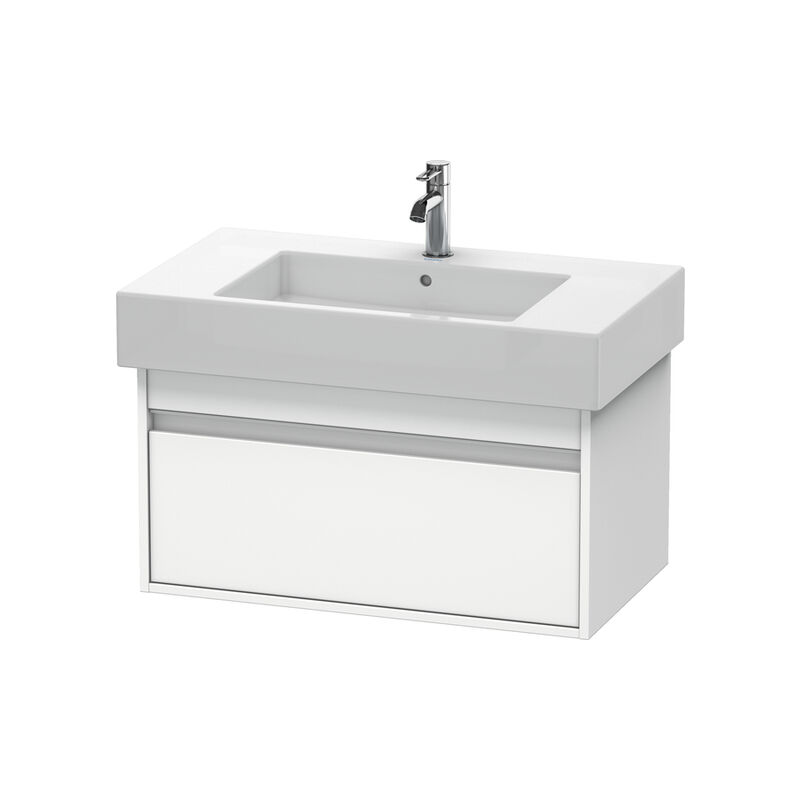 

Duravit Ag - Duravit Ketho Mueble lavabo de pared 6690, 1 extraíble, 800mm, para Vero, Color (frente/cuerpo): Blanco Mate Decoración - KT669001818