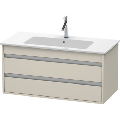 Duravit Ketho Neceser de pared 6430, 2 cajones, incl. hueco para