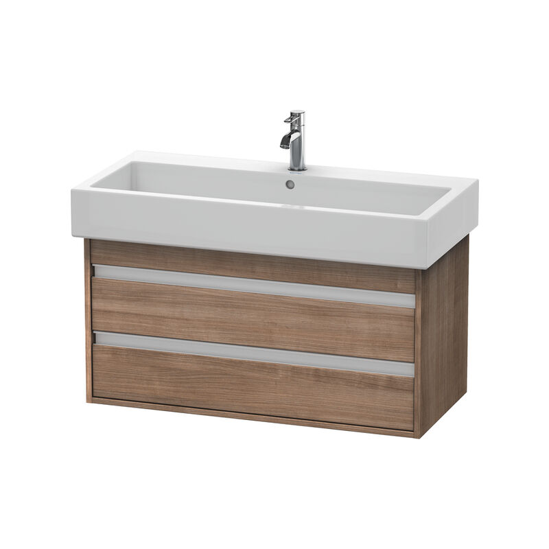 

Duravit Ketho Neceser de pared 6638, 2 cajones, 950mm, para Vero, Color (frente/cuerpo): Cerezo del Tesino - KT663807373