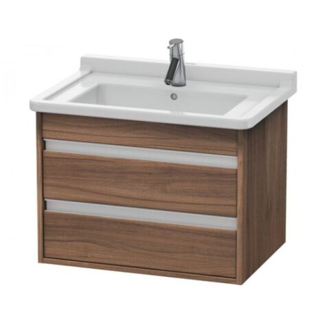 Duravit Ketho Neceser de pared 6643, 2 cajones, 650mm, para