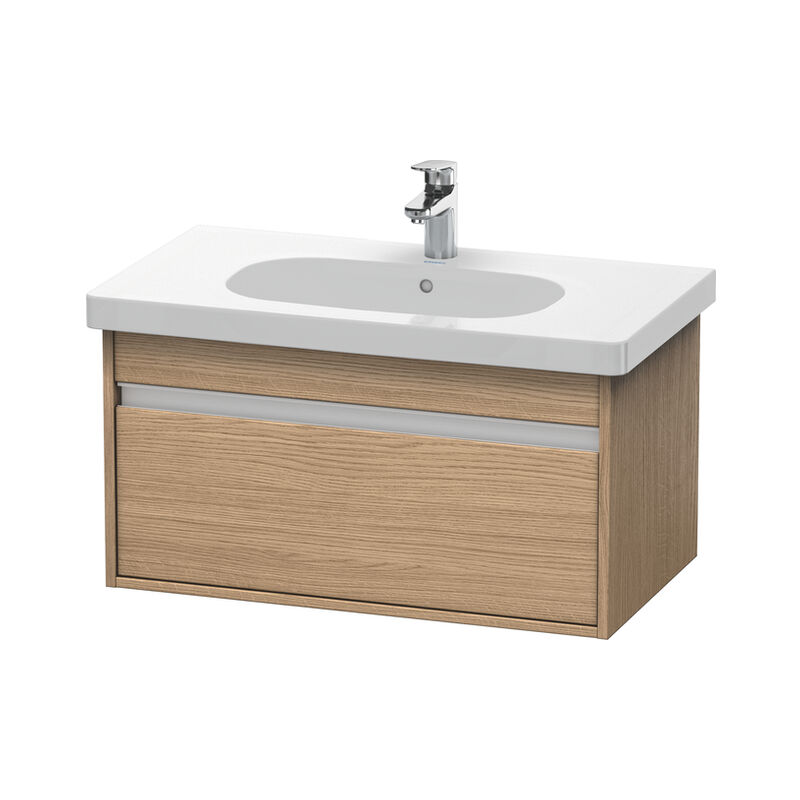 

Duravit Ketho Neceser de pared 6667, 1 cajón, 800mm, para código D, Color (frente/cuerpo): Decoración Roble Europeo - KT666705252