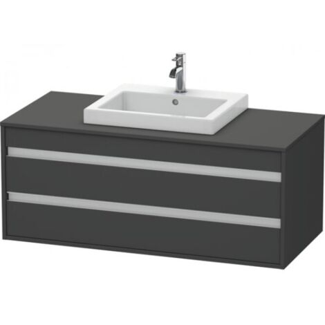 Duravit Ketho Neceser de pared 6756, 2 cajones, 1200mm, para