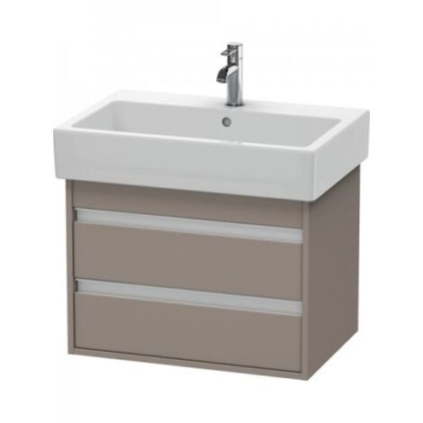 Duravit Ketho tocador de pared 6624, 2 cajones, 650mm, para Vero,