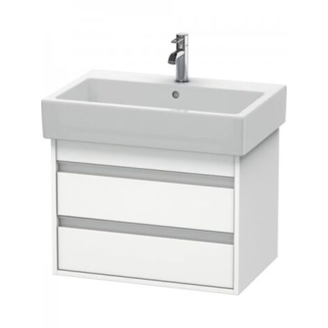 Duravit Ketho tocador de pared 6624, 2 cajones, 650mm, para Vero,