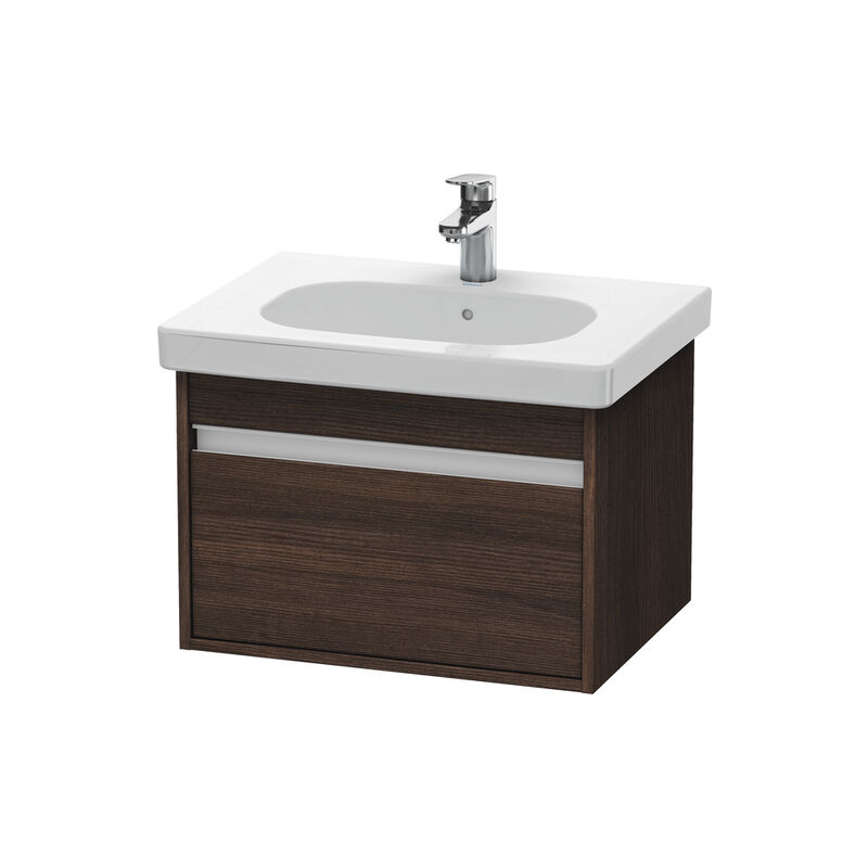 

Duravit Ketho tocador de pared 6670, 1 cajón, 600mm, para el código D., Color (frente/cuerpo): Decoración Castaño Oscuro - KT667005353