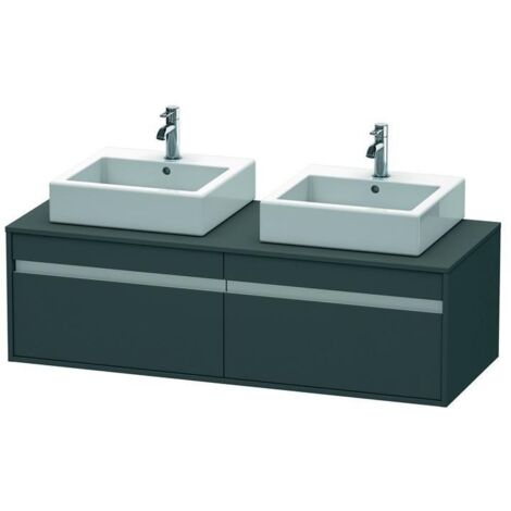 Duravit Ketho Waschtischunterschrank wandhängend 6697, 2 Auszüge,