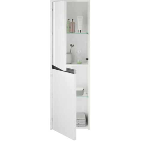 Duravit Ketho.2 armario de media altura, tope izquierdo,