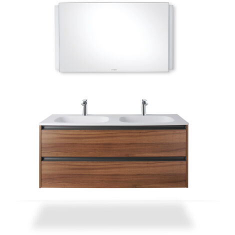 Duravit Ketho.2 miroirs, éclairage LED latéral, 1200x700x33mm,